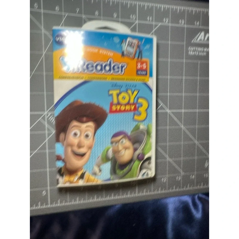 Toy Story 3 VTech V.Reader Animated e-Book System Game/case Only Disney Pixar